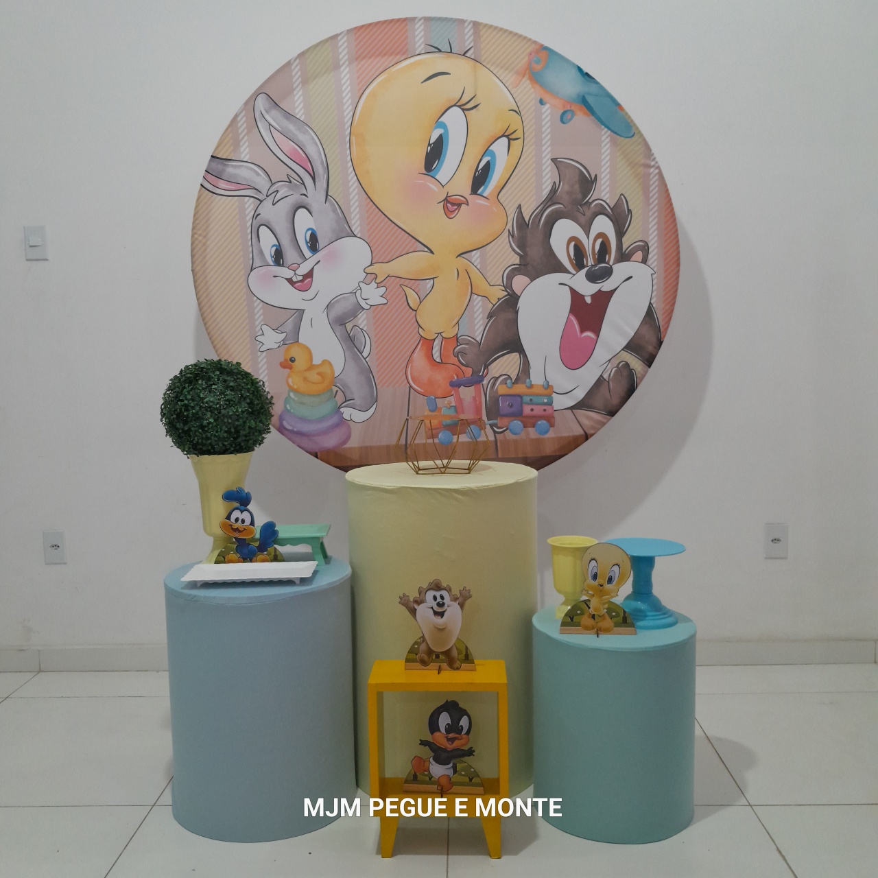 Kit Esmeralda Looney Tunes Menino - MJM PEGUE E MONTE
