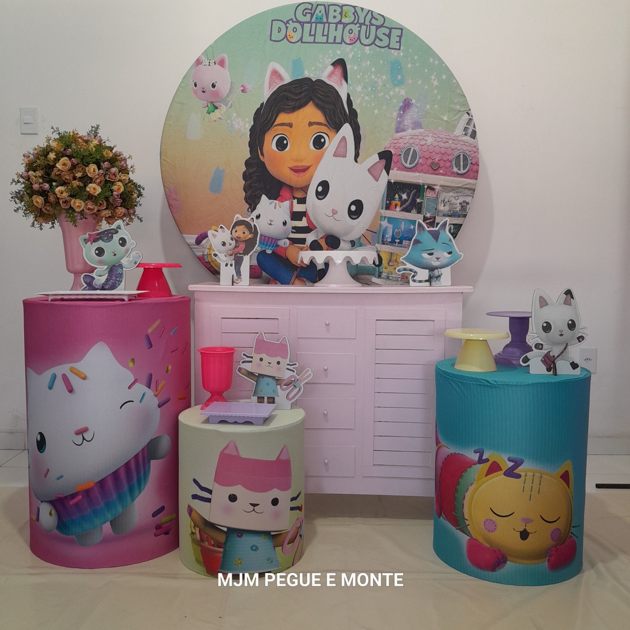 Kit Pérola A Casa Mágica da Gabby - MJM PEGUE E MONTE