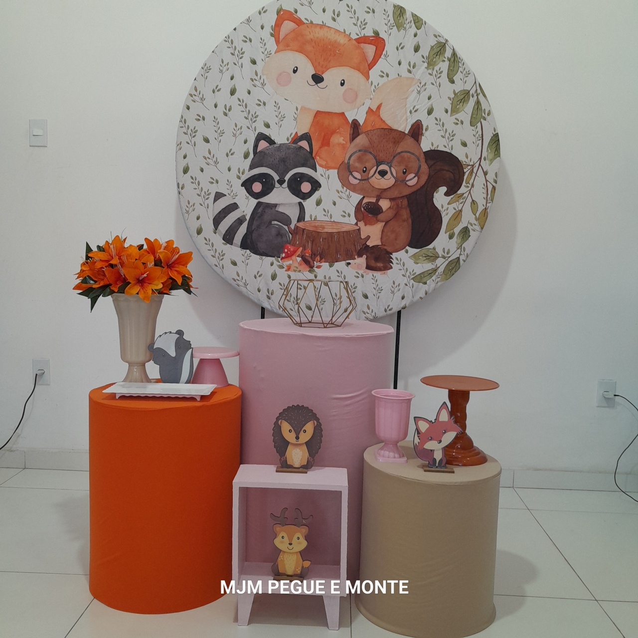 Kit Esmeralda Bosque Encantado Menina - MJM PEGUE E MONTE