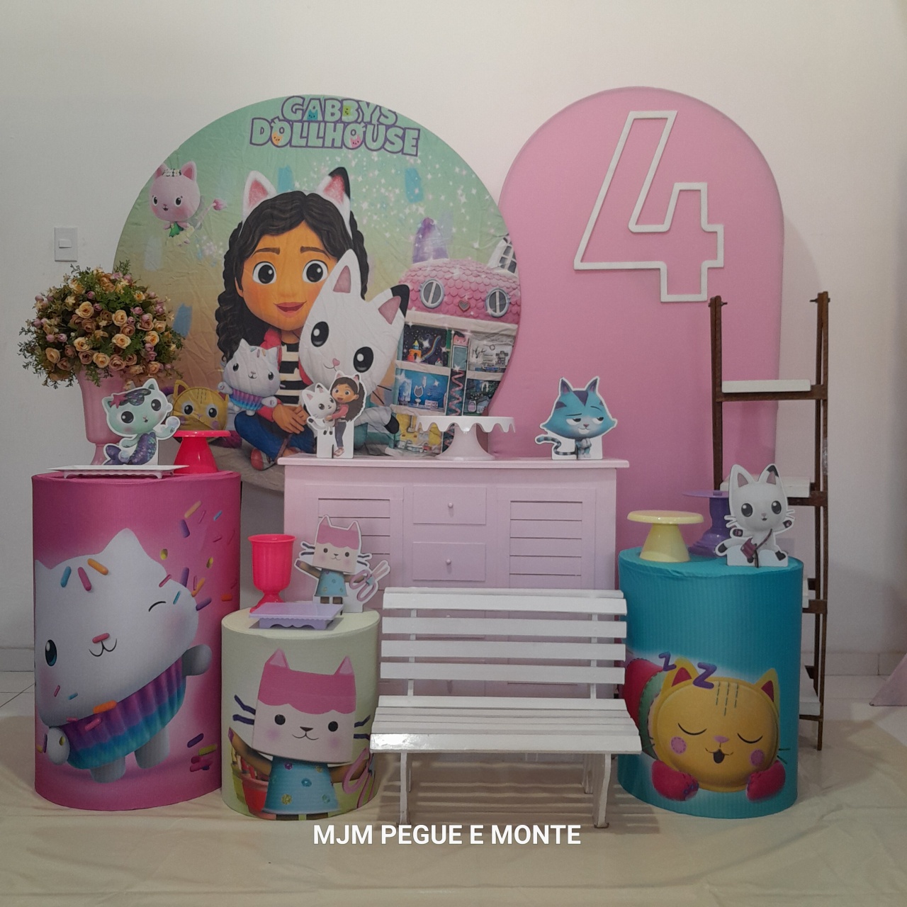 Kit Diamante A Casa Mágica da Gabby - MJM PEGUE E MONTE