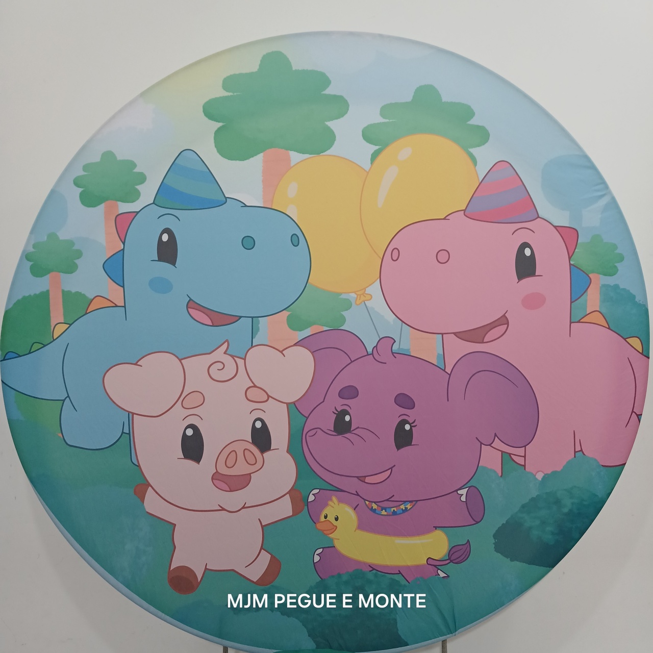 Capa Painel Redondo Baby Tube - MJM PEGUE E MONTE