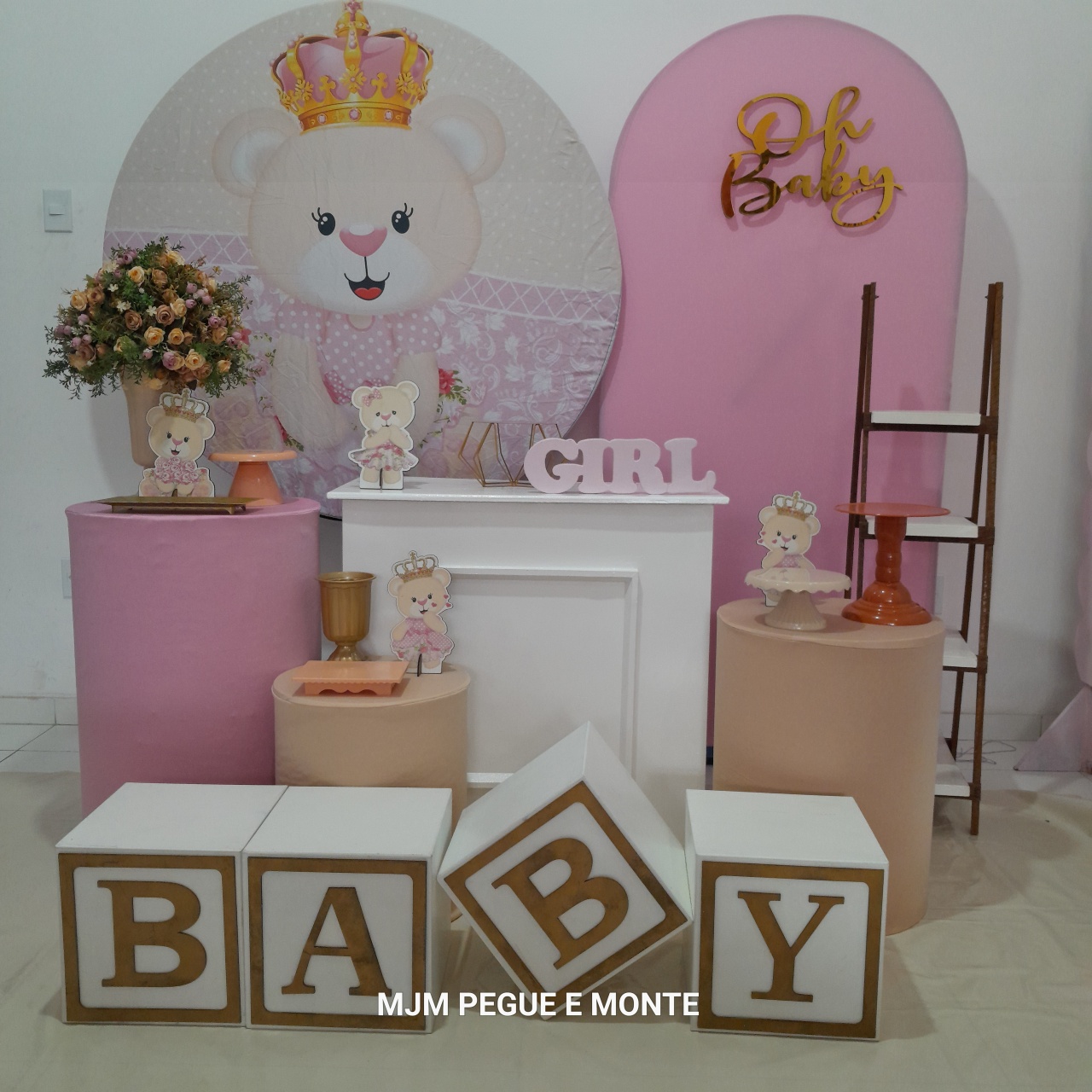 Kit Diamante Ursinha Princesa - MJM PEGUE E MONTE