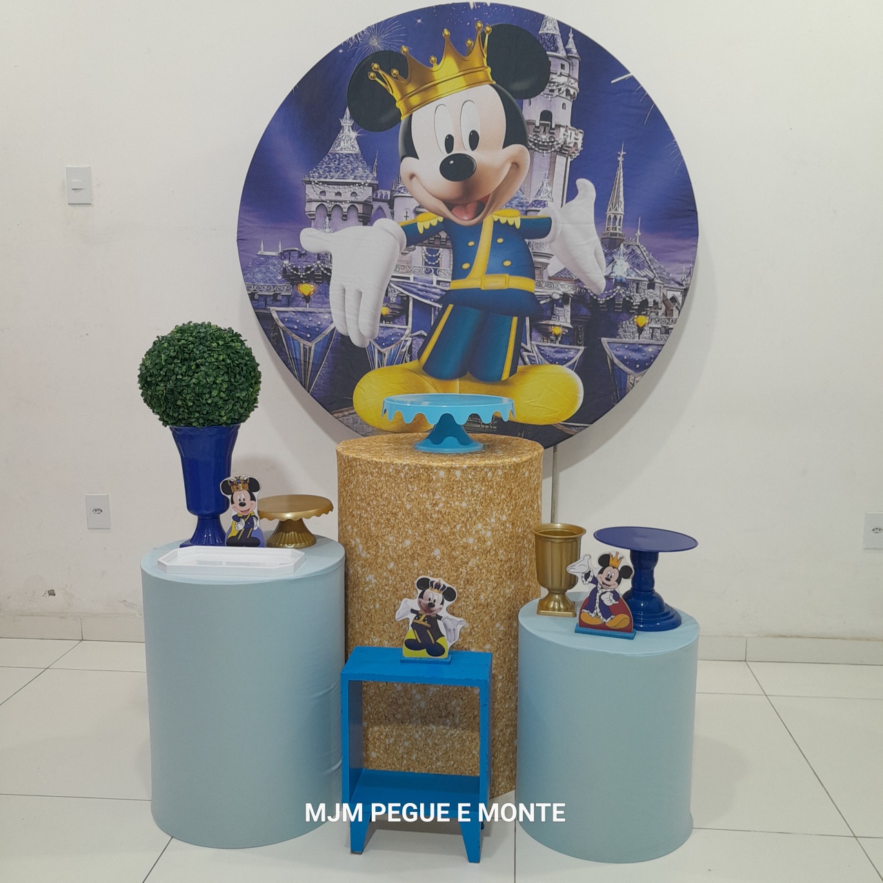 Kit Esmeralda Mickey Realeza - MJM PEGUE E MONTE