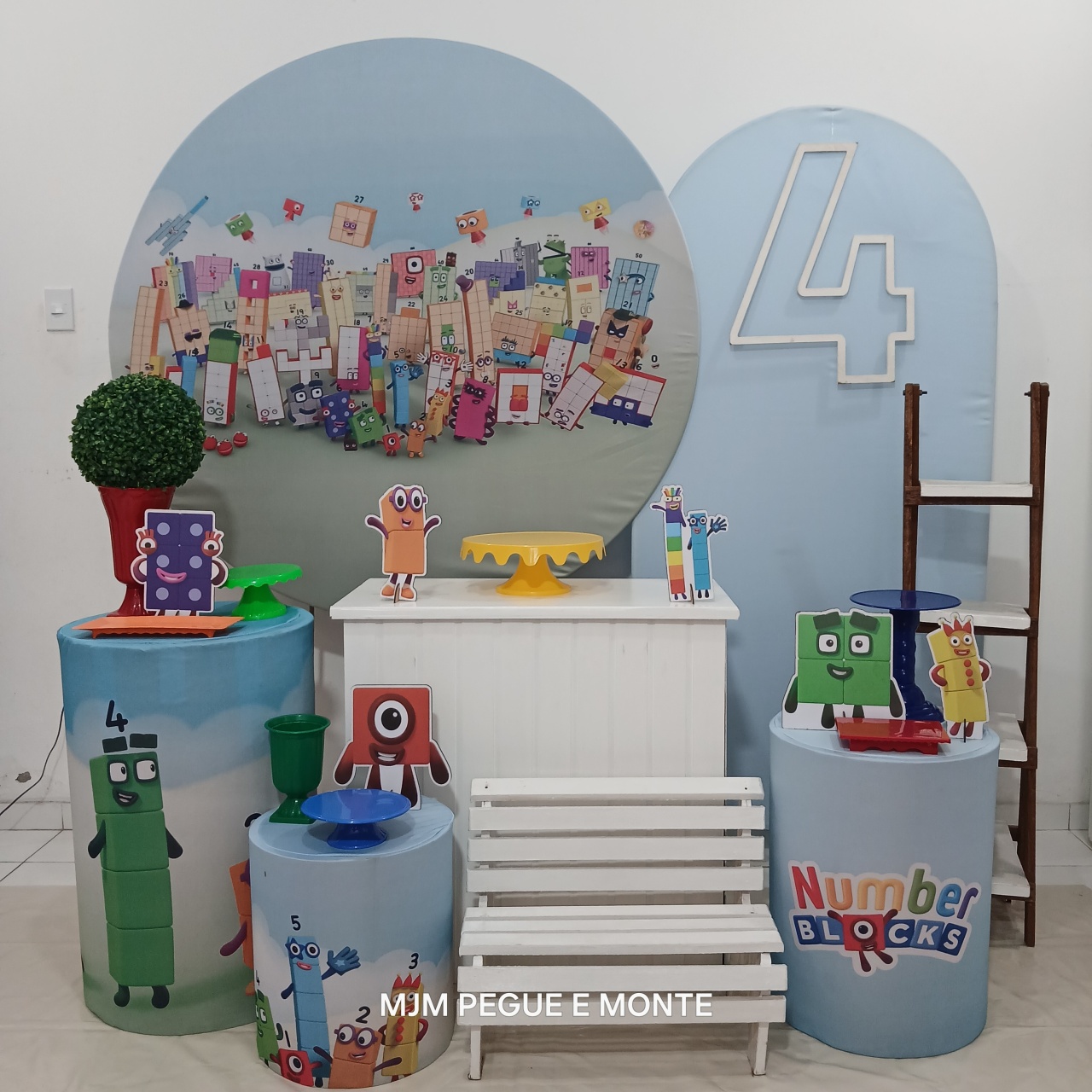 Kit Diamante Numberblocks - MJM PEGUE E MONTE