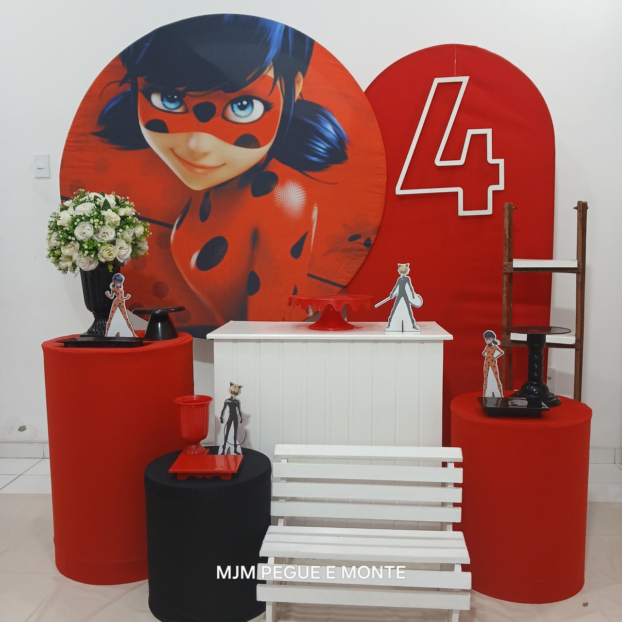 Kit Diamante Ladybug - MJM PEGUE E MONTE