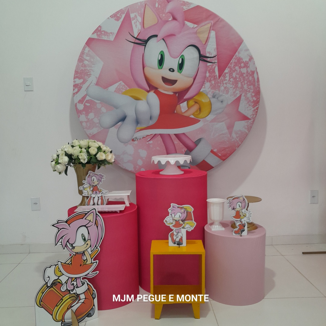 Kit Esmeralda Amy Rose Sonic - MJM PEGUE E MONTE