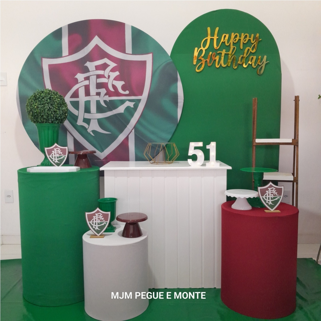 Kit Diamante Fluminense 01 - MJM PEGUE E MONTE