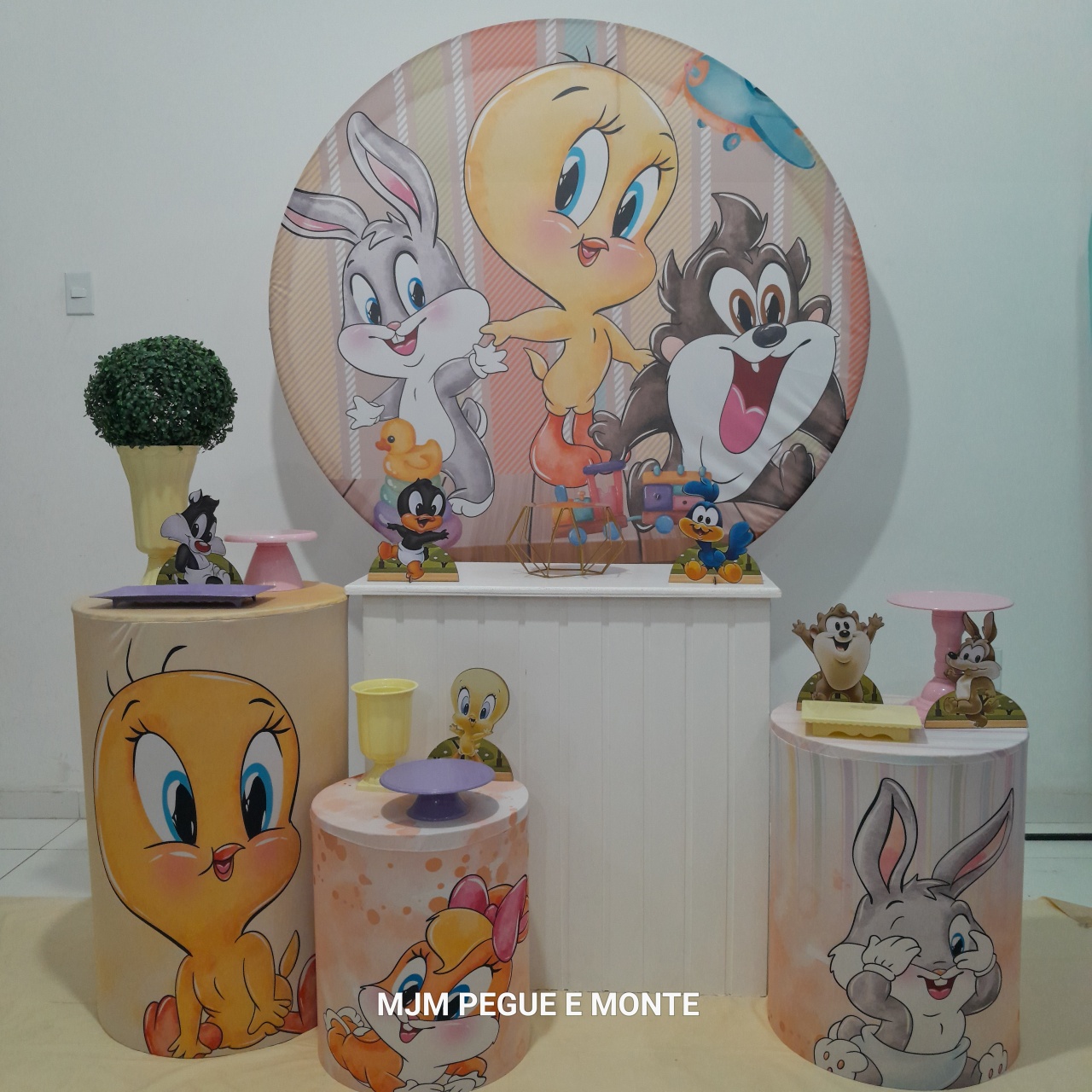Kit Pérola Looney Tunes Menina - MJM PEGUE E MONTE