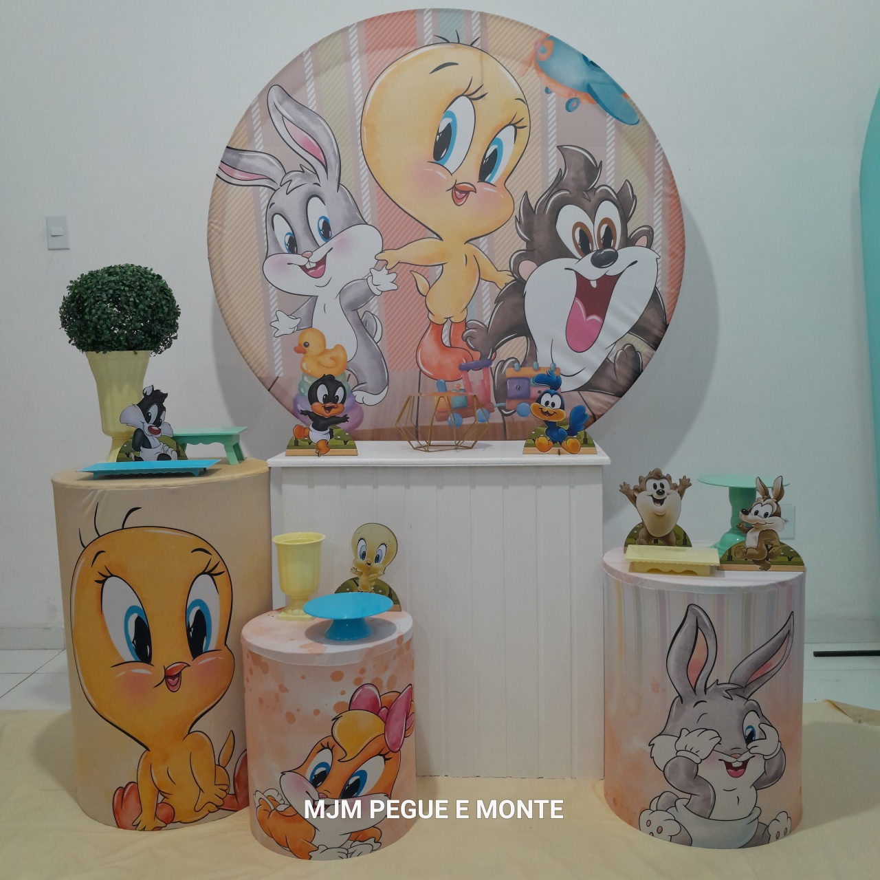 Kit Pérola Looney Tunes Menino - MJM PEGUE E MONTE