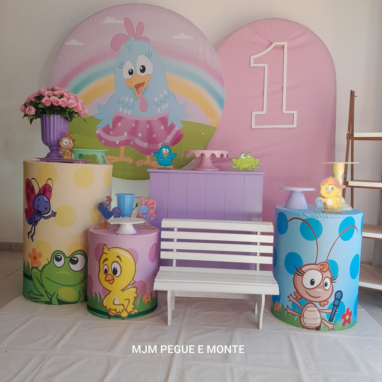 Kit Diamante Galinha Pintadinha Menina - MJM PEGUE E MONTE