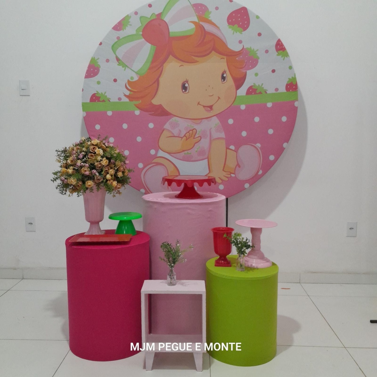 Kit Esmeralda Moranguinho Baby - MJM PEGUE E MONTE
