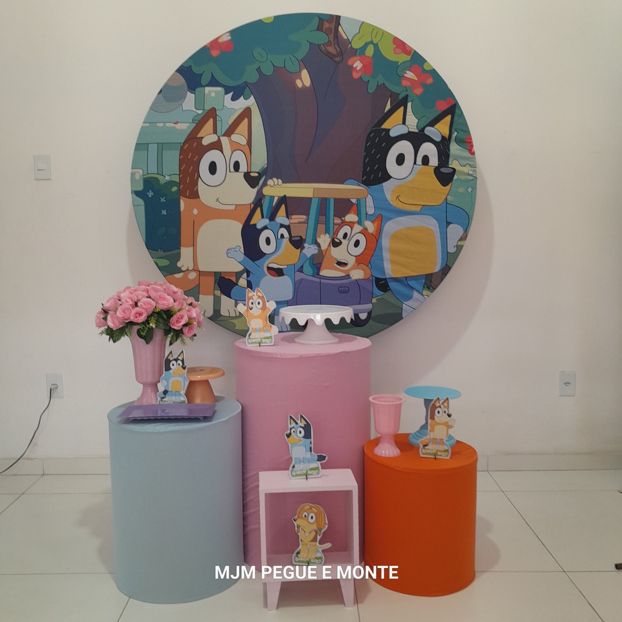 Kit Esmeralda Bluey Menina - MJM PEGUE E MONTE