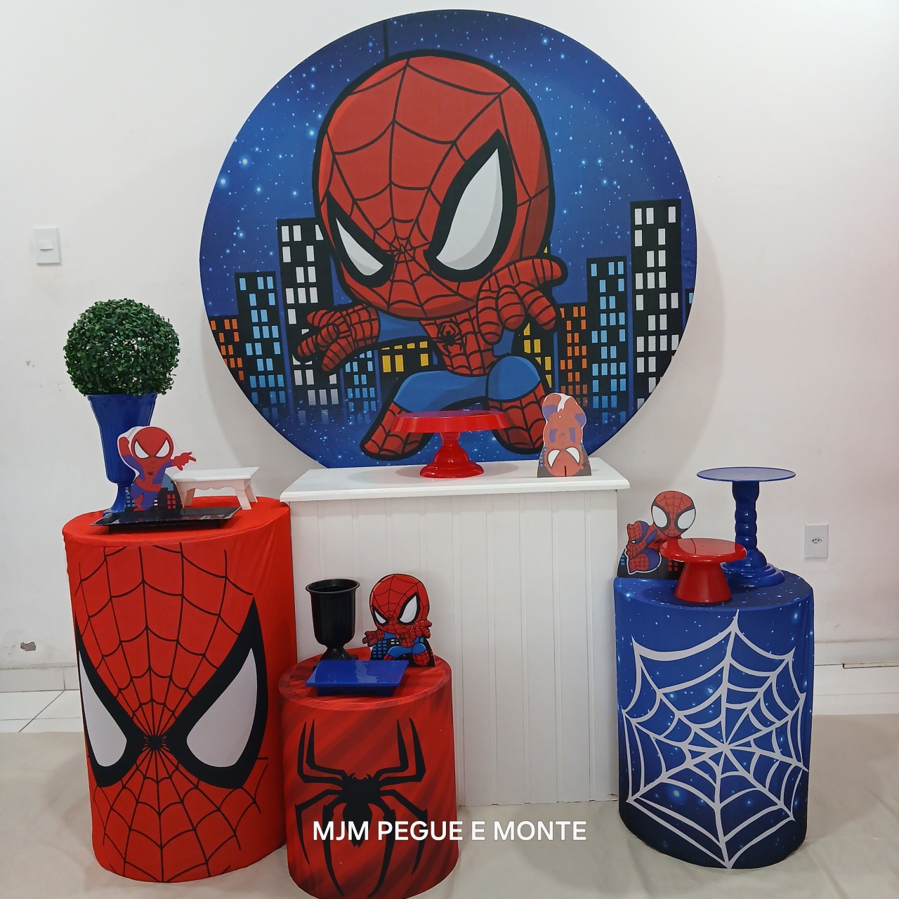 Kit Perola Homem Aranha Baby  - MJM PEGUE E MONTE