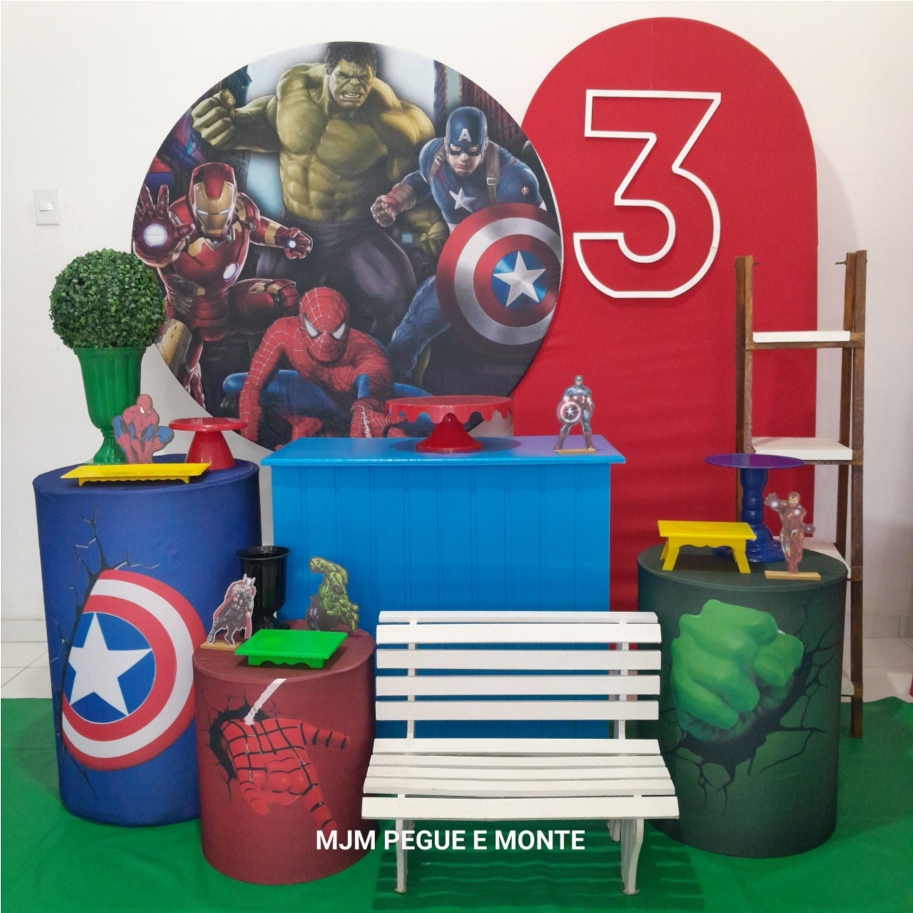 Kit Diamante Vingadores 2 - MJM PEGUE E MONTE