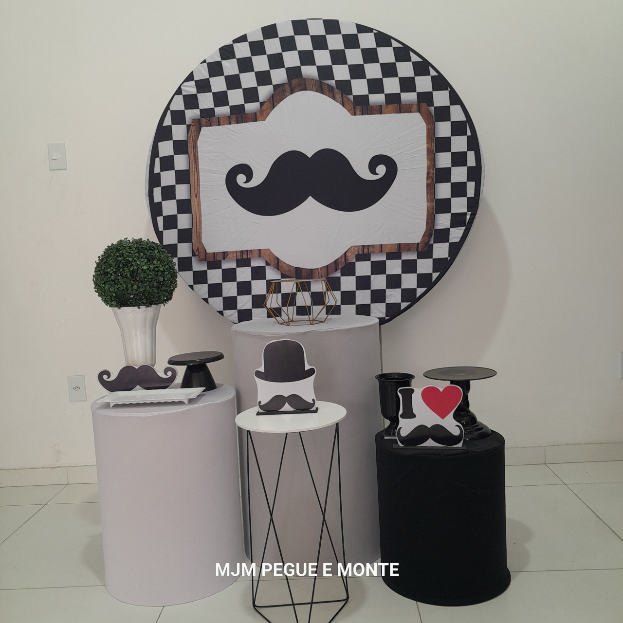 Kit Esmeralda Bigode - MJM PEGUE E MONTE