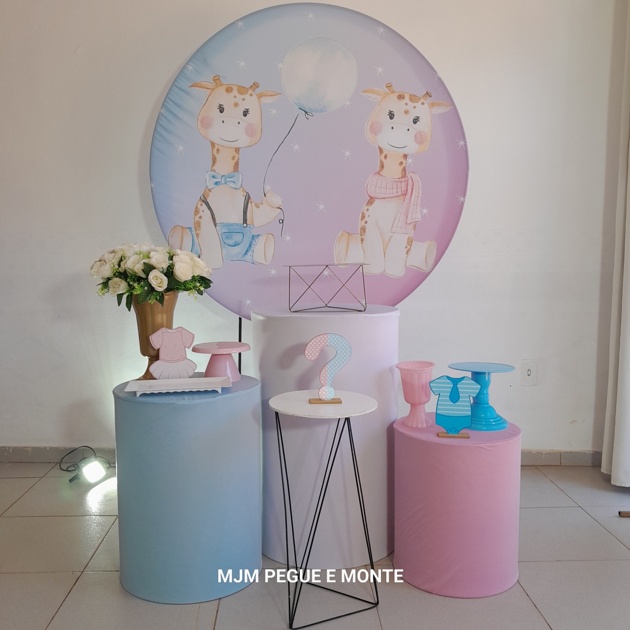 Kit Esmeralda Revelação Girafinha - MJM PEGUE E MONTE