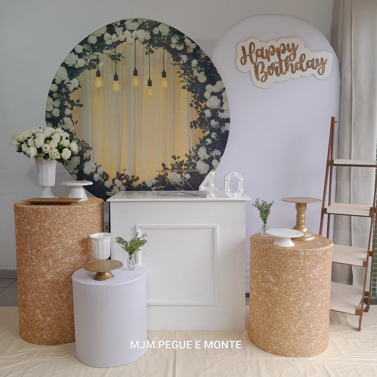 Kit Diamante Floral Com Luzes - MJM PEGUE E MONTE