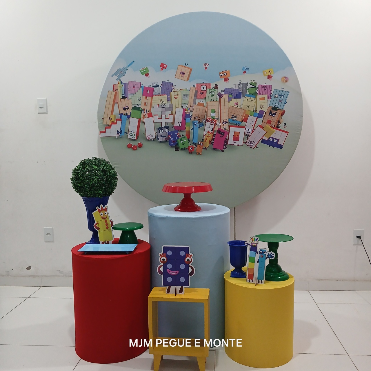 Kit Esmeralda Numberblocks - MJM PEGUE E MONTE