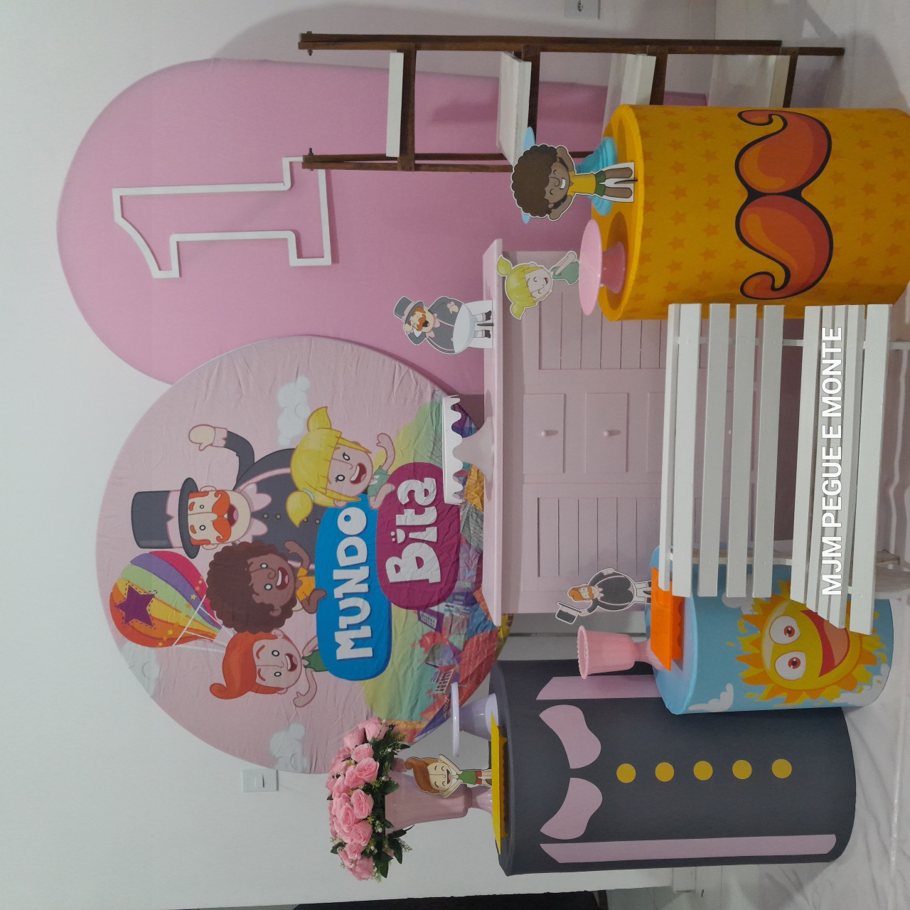 Kit Diamante Mundo Bito Menina - MJM PEGUE E MONTE