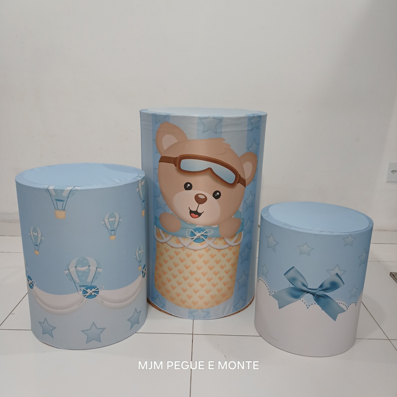 Trio de Capas de Cilindro Urso Baloeiro - MJM PEGUE E MONTE