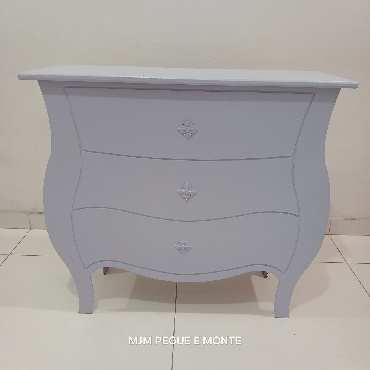 Comôda Mdf Realeza Lilás - MJM PEGUE E MONTE