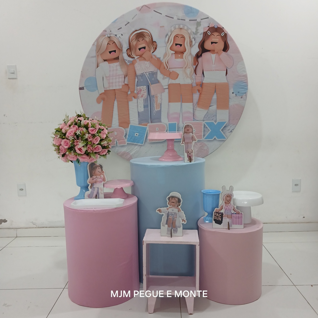 Kit Esmeralda Roblox Rosa - MJM PEGUE E MONTE