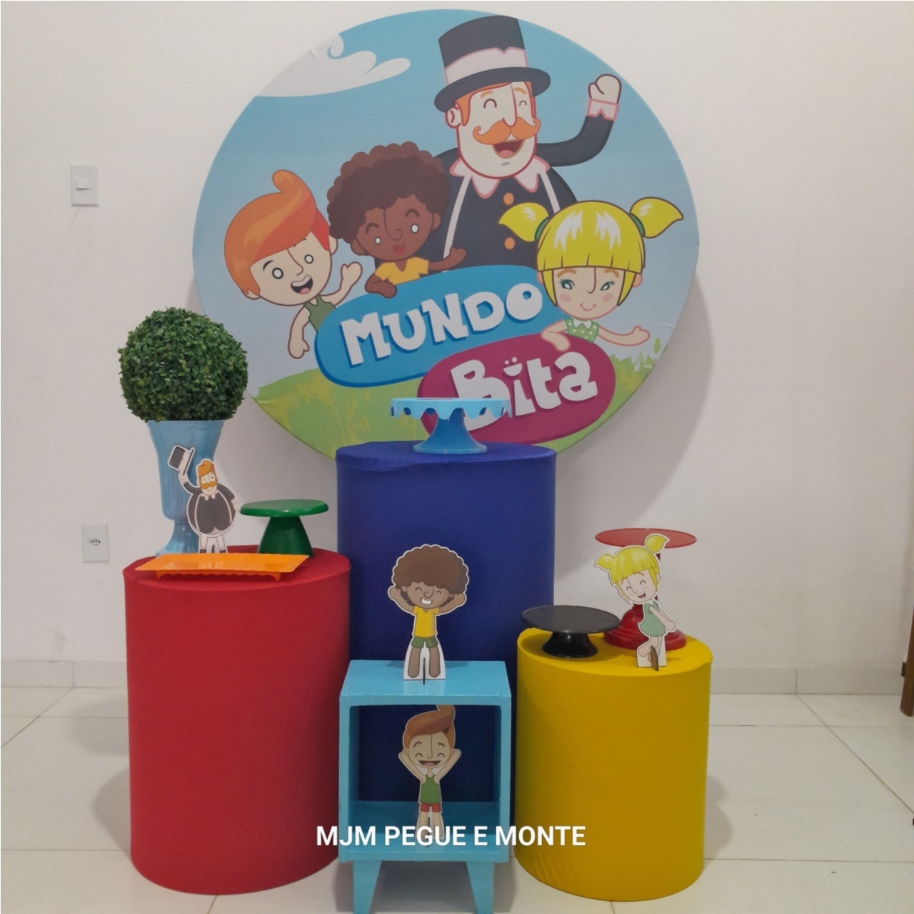 Kit Esmeralda Mundo Bita Menino - MJM PEGUE E MONTE