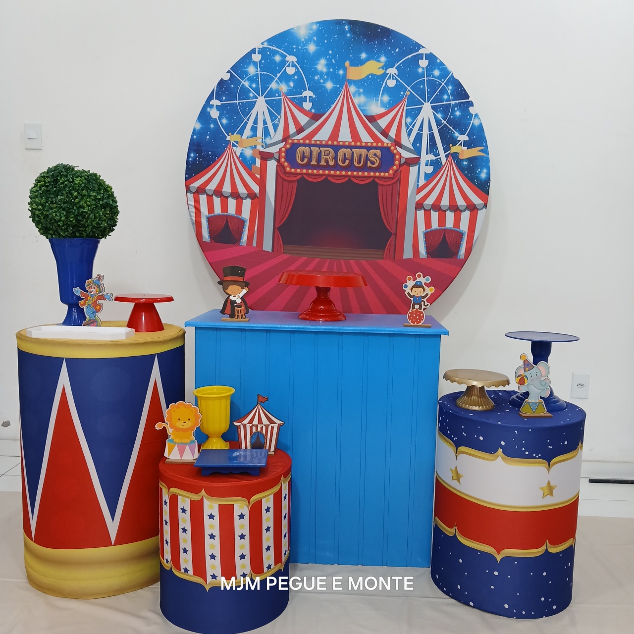 Kit Perola Circo Menino - MJM PEGUE E MONTE