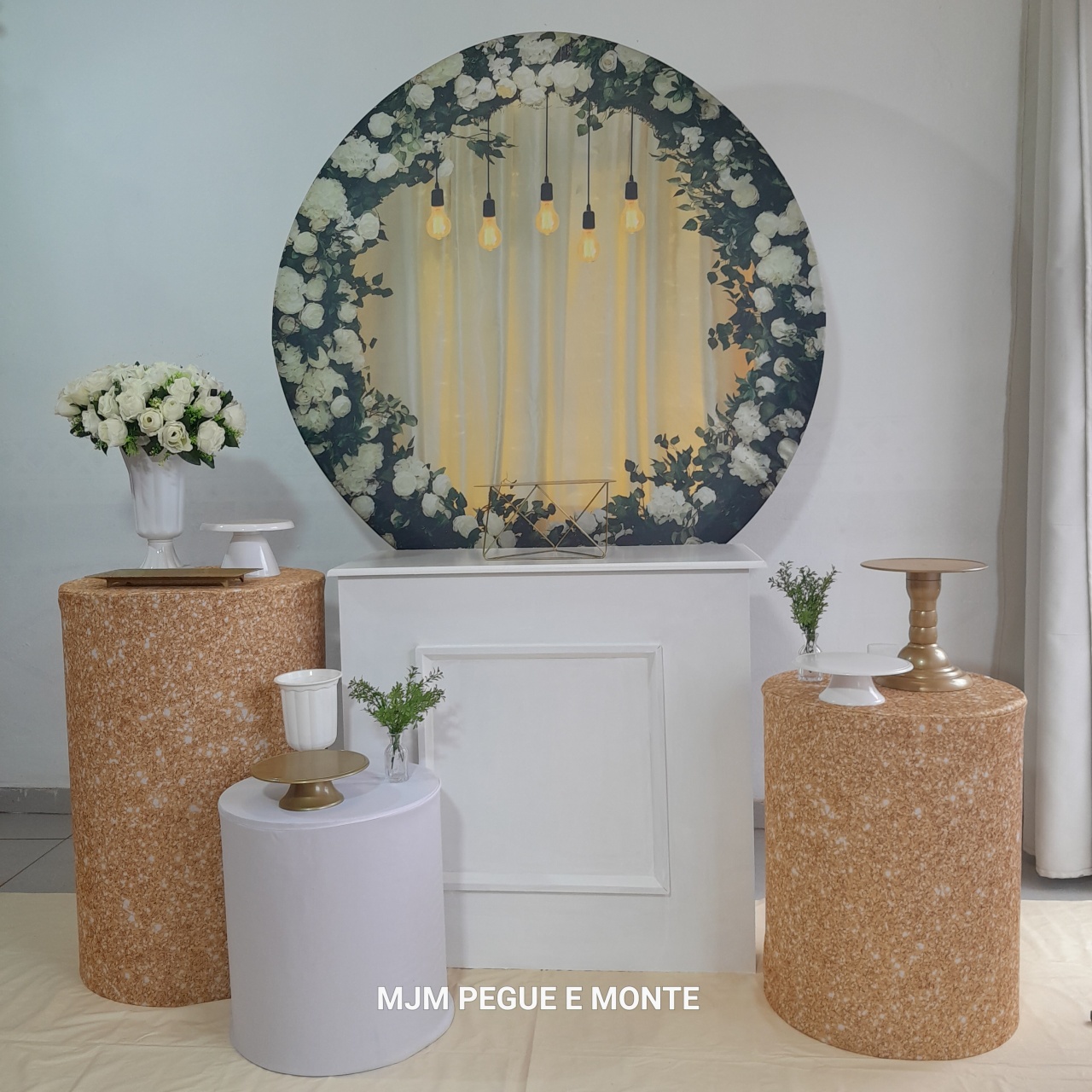 Kit Pérola Floral Com Luzes - MJM PEGUE E MONTE