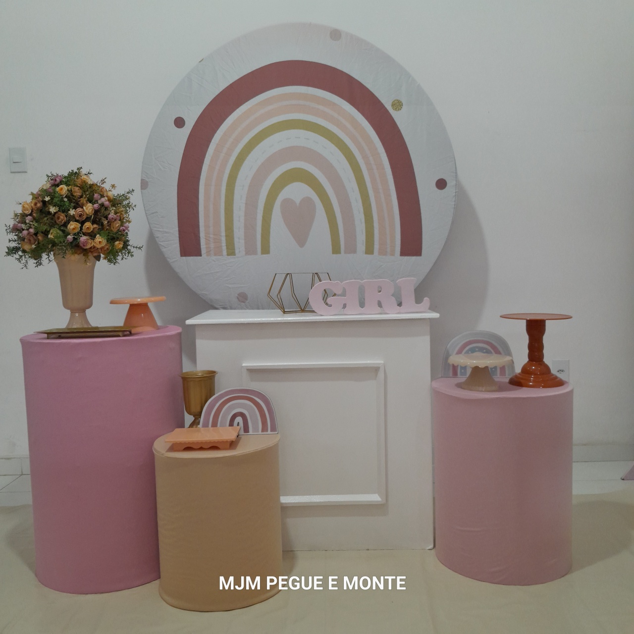 Kit Perola Arco Iris Boho - MJM PEGUE E MONTE