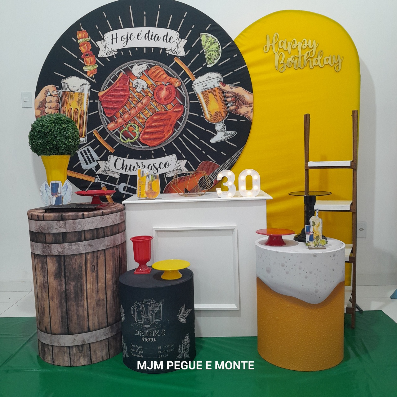 Kit Diamante Churrasco - MJM PEGUE E MONTE