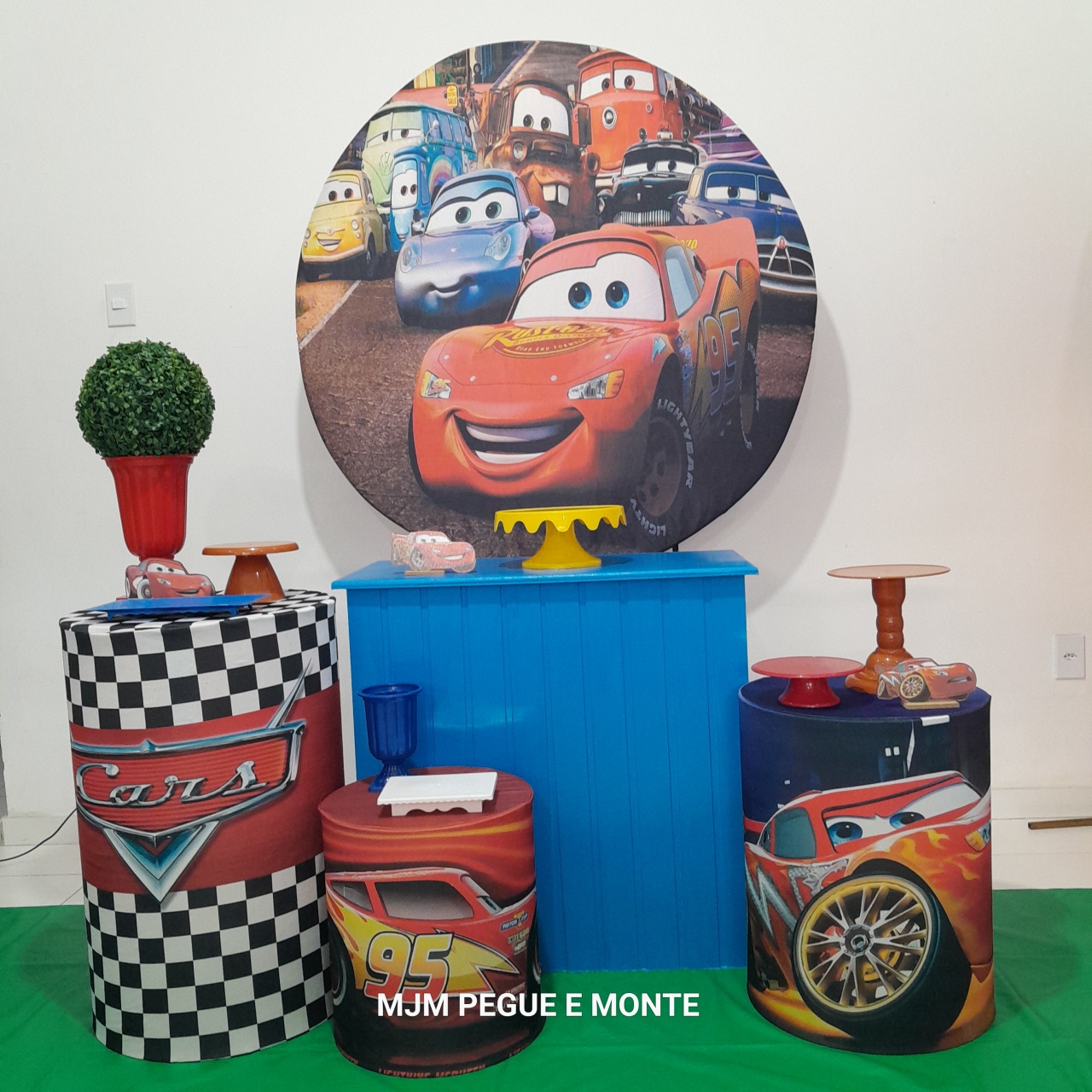 Kit Perola Relampago Mcqueen - MJM PEGUE E MONTE