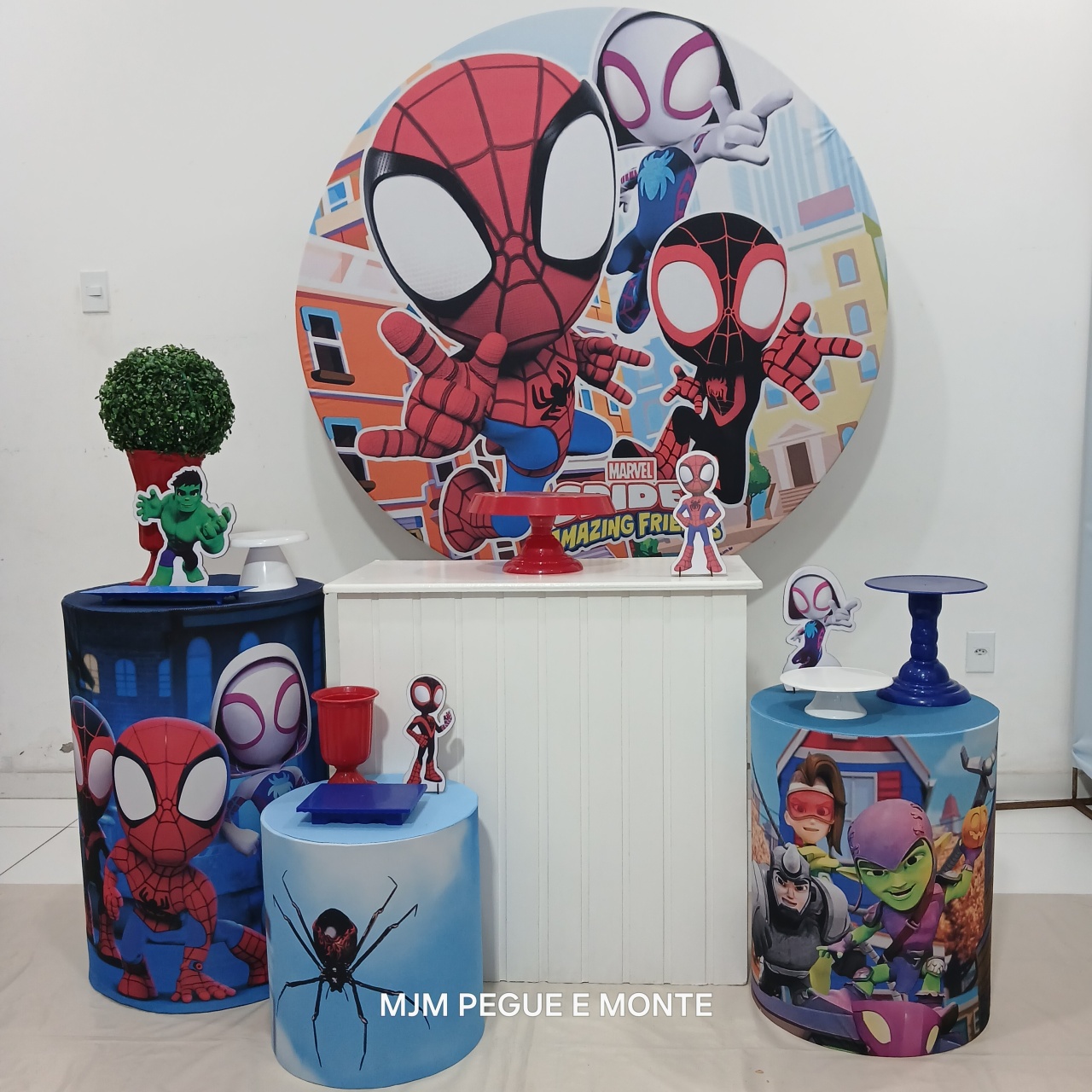 Kit Perola Spidey E Seus Amigos - MJM PEGUE E MONTE