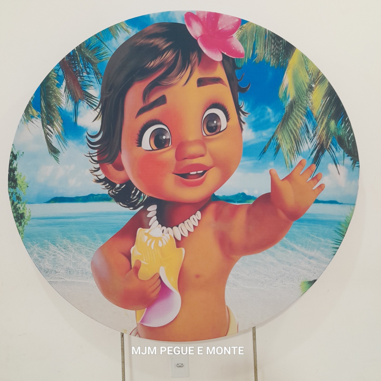 Capa Painel Redondo Moana Baby - MJM PEGUE E MONTE