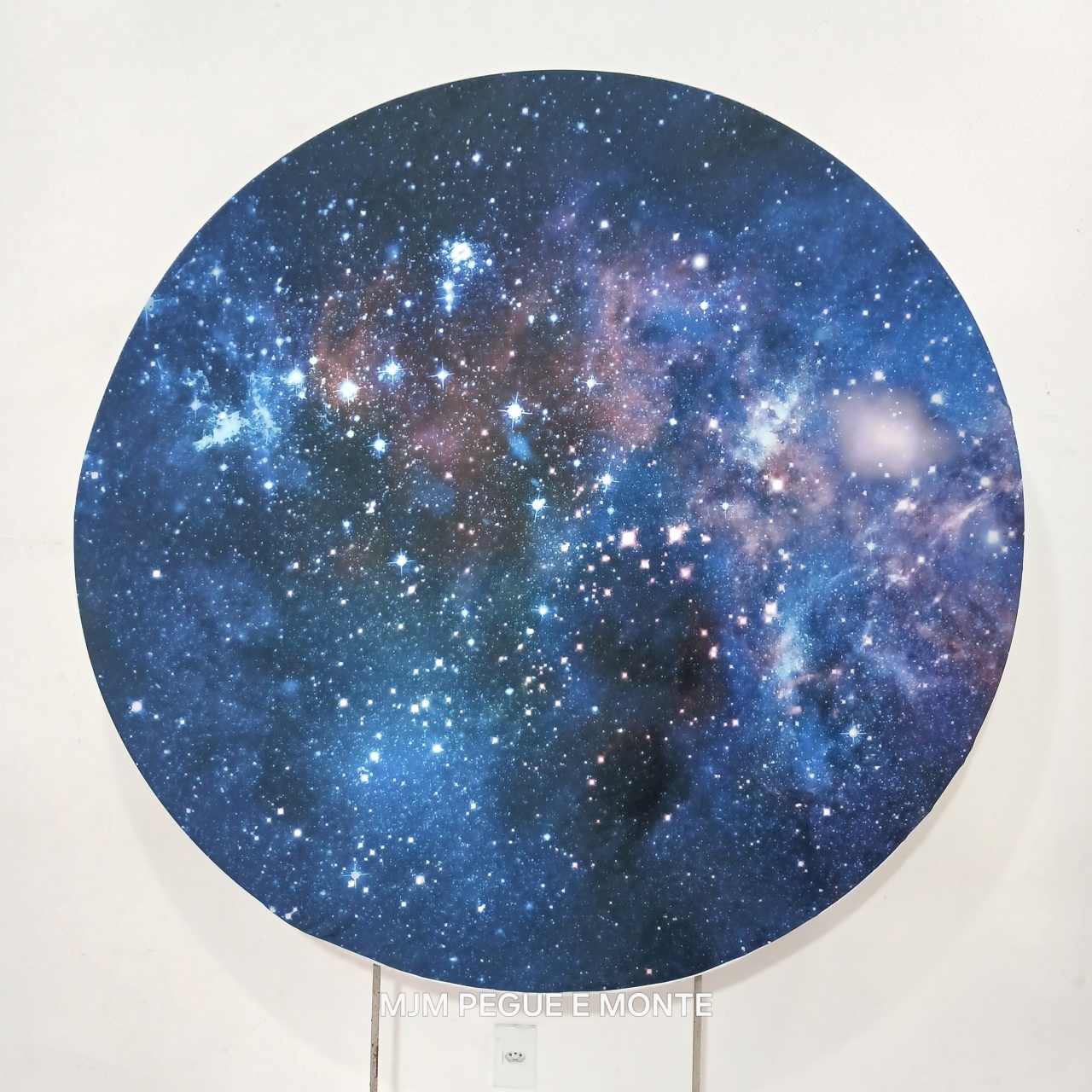 Capa Painel Redondo Galaxia - MJM PEGUE E MONTE