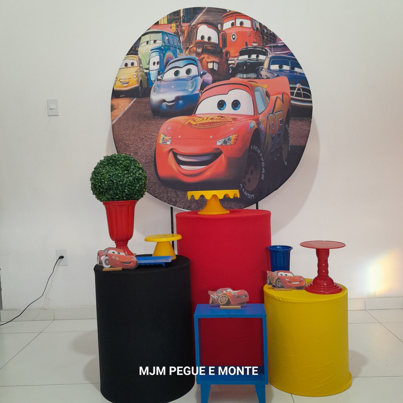 Kit Esmeralda Relâmpago Mcqueen - MJM PEGUE E MONTE