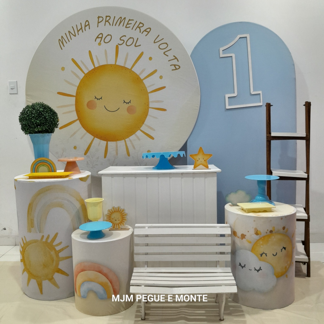 Kit Diamante Minha 1º Volta Ao Sol Menino - MJM PEGUE E MONTE