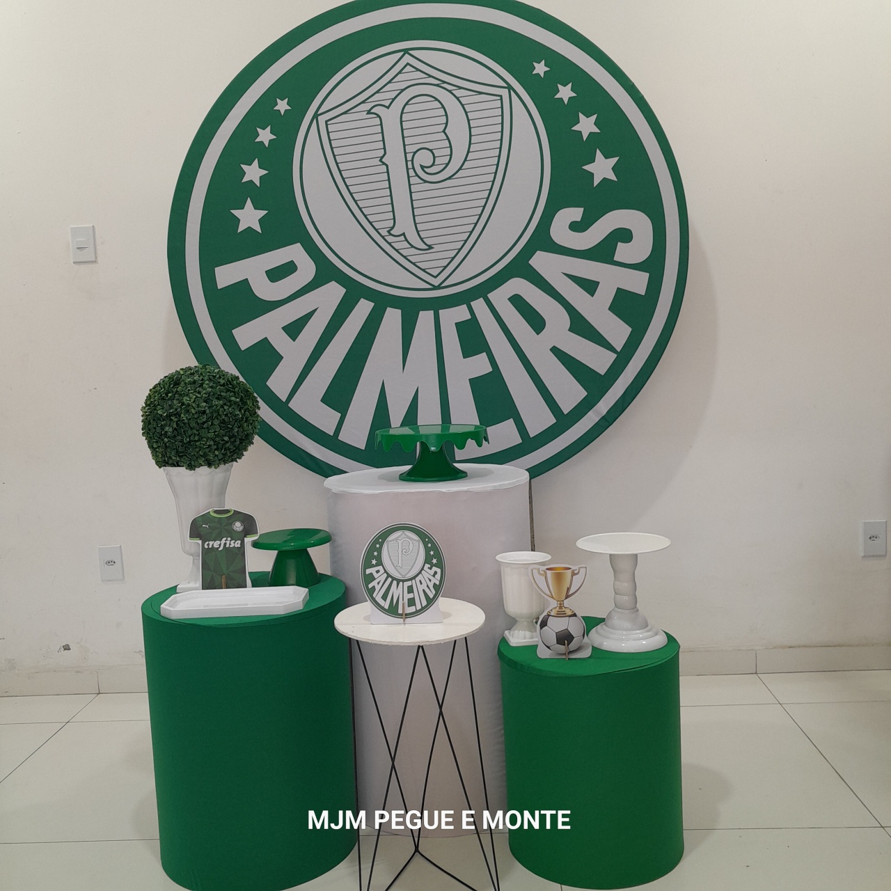 Kit Esmeralda Palmeiras - MJM PEGUE E MONTE