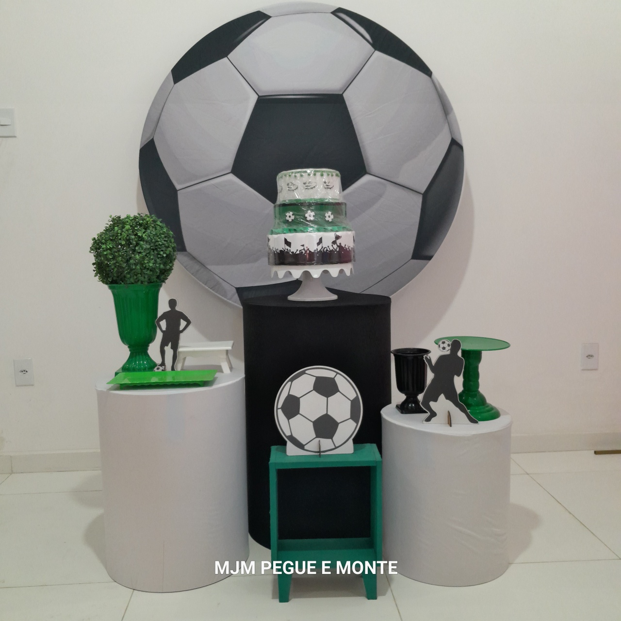 Kit Esmeralda Futebol - MJM PEGUE E MONTE