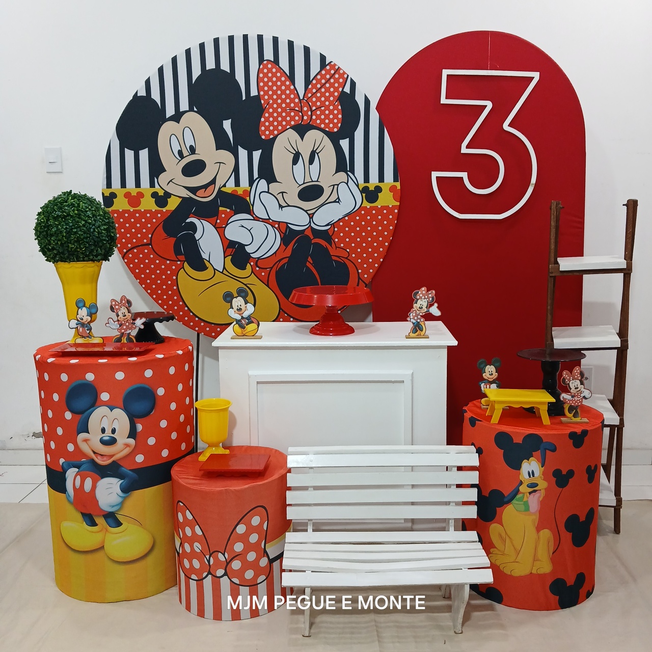 Kit Diamante Mickey E Minnie - MJM PEGUE E MONTE