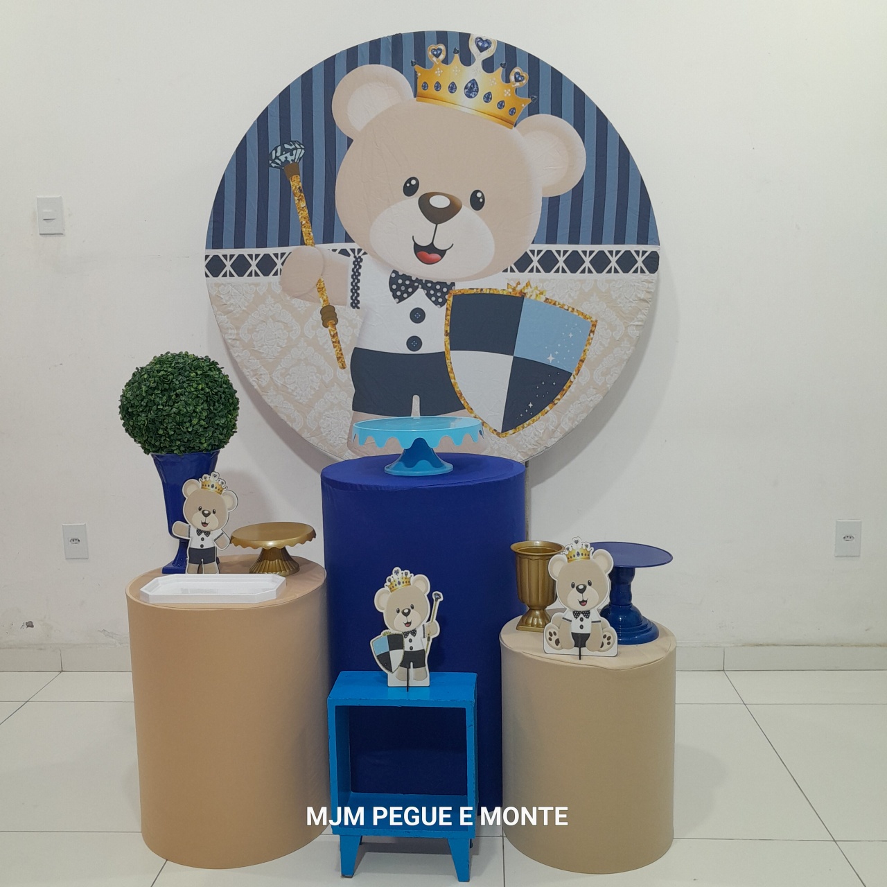 Kit Esmeralda Ursinho Principe - MJM PEGUE E MONTE