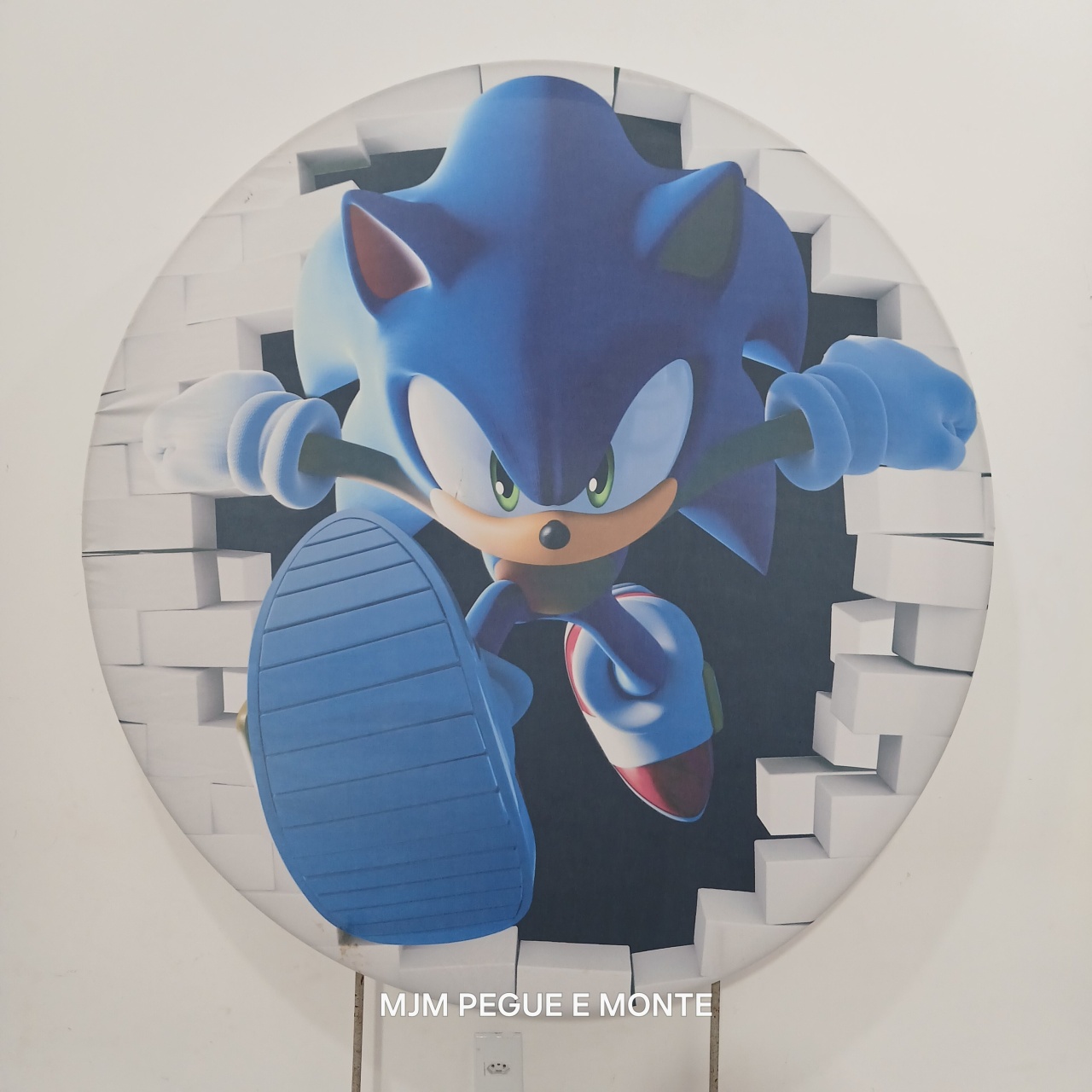 Capa Painel Redondo Sonic - MJM PEGUE E MONTE