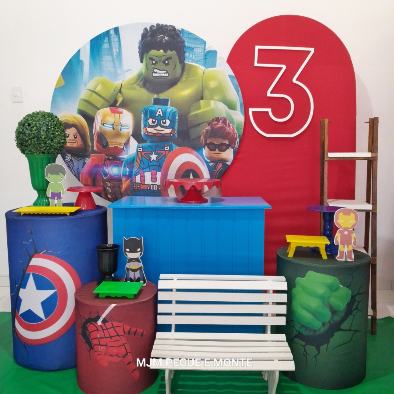 Kit Diamante Vingadores Lego - MJM PEGUE E MONTE