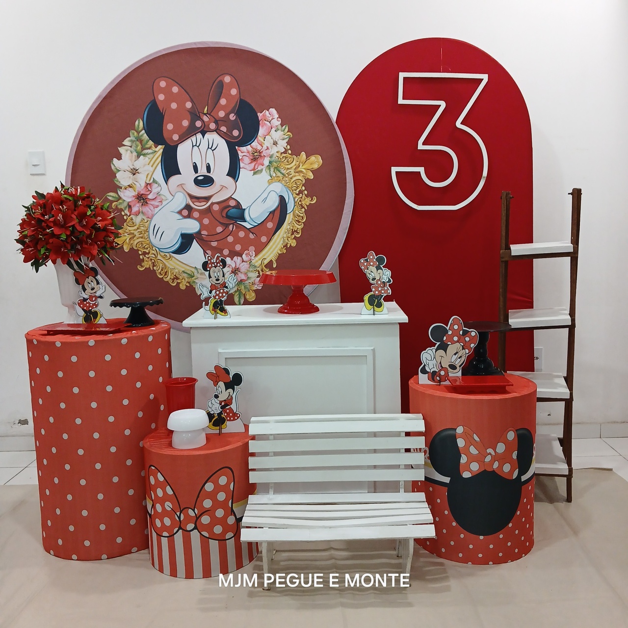 Kit Diamante Minnie Vermelha - MJM PEGUE E MONTE