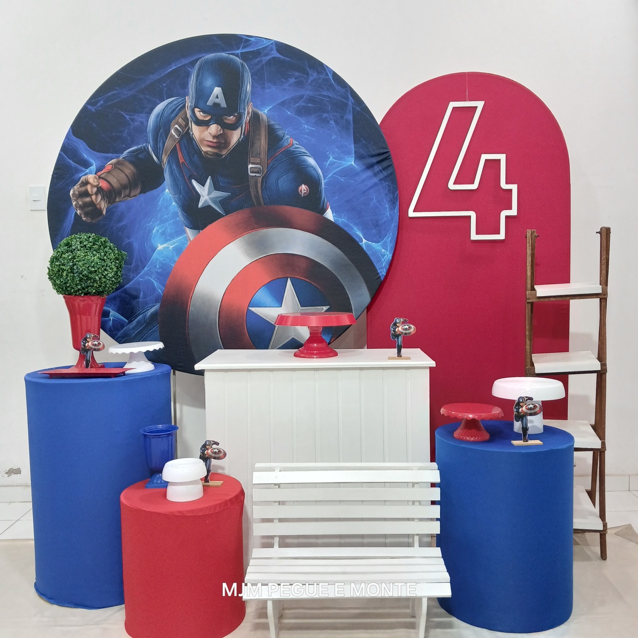 Kit Diamante Capitao America - MJM PEGUE E MONTE