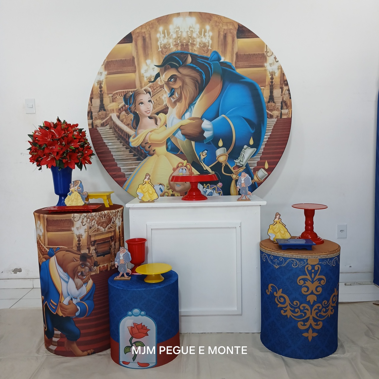Kit Perola Bela E Fera - MJM PEGUE E MONTE