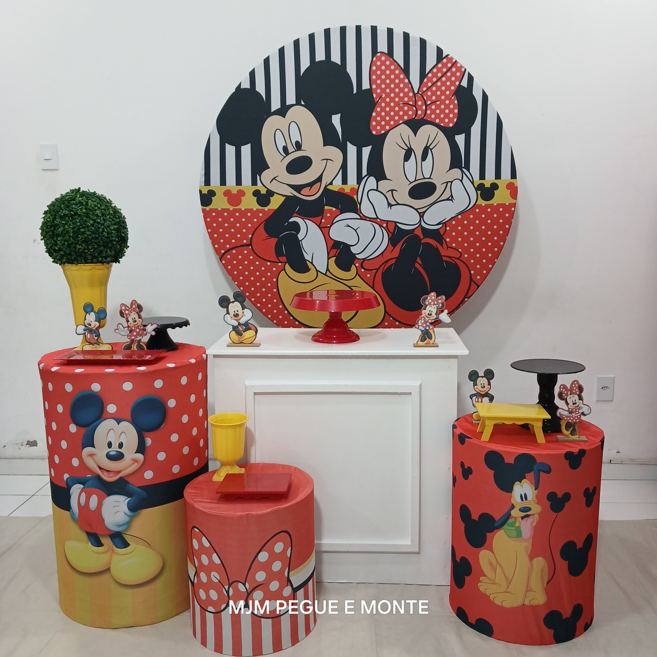 Kit Pérola Mickey E Minnie - MJM PEGUE E MONTE