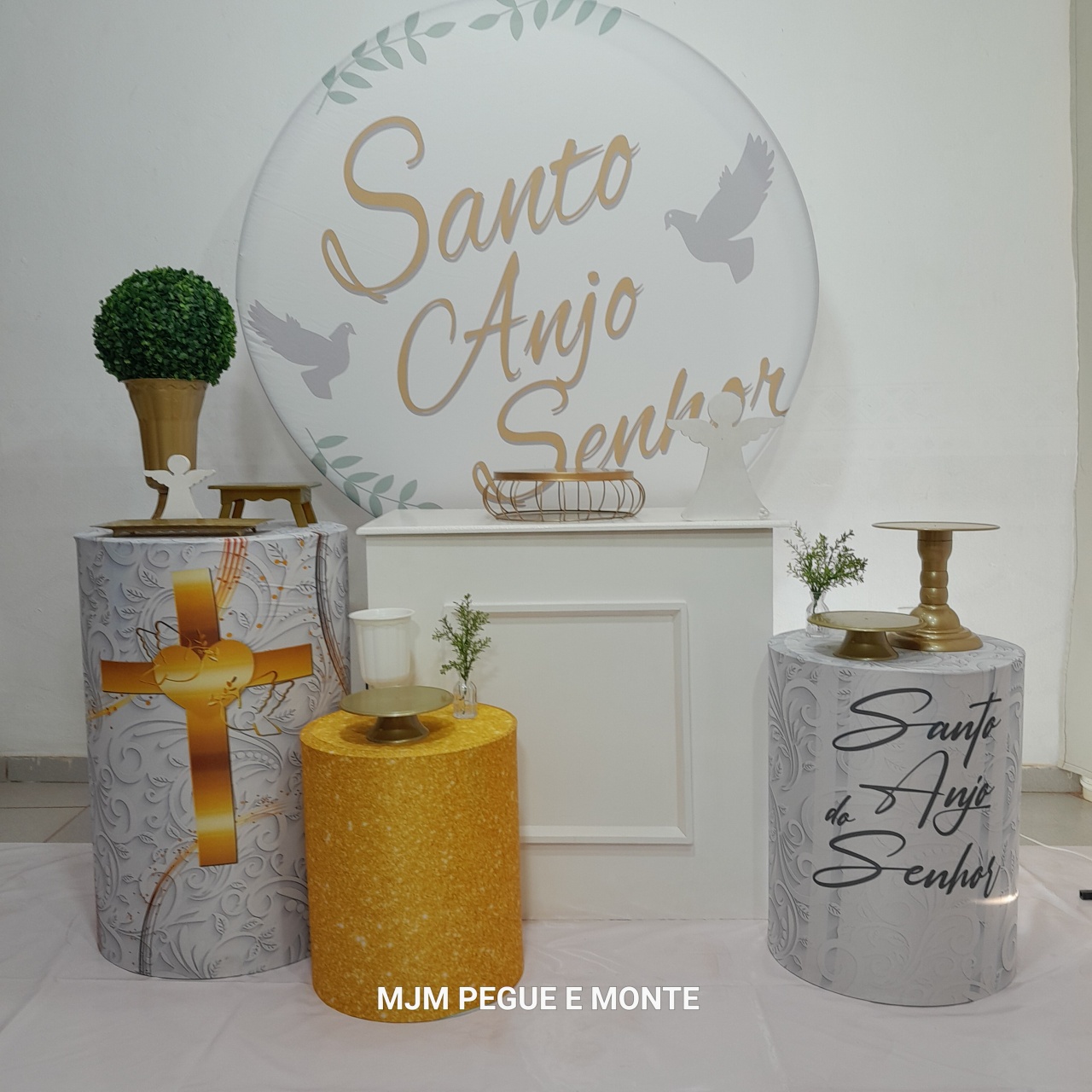 Kit Pérola Santo Anjo Do Senhor - MJM PEGUE E MONTE