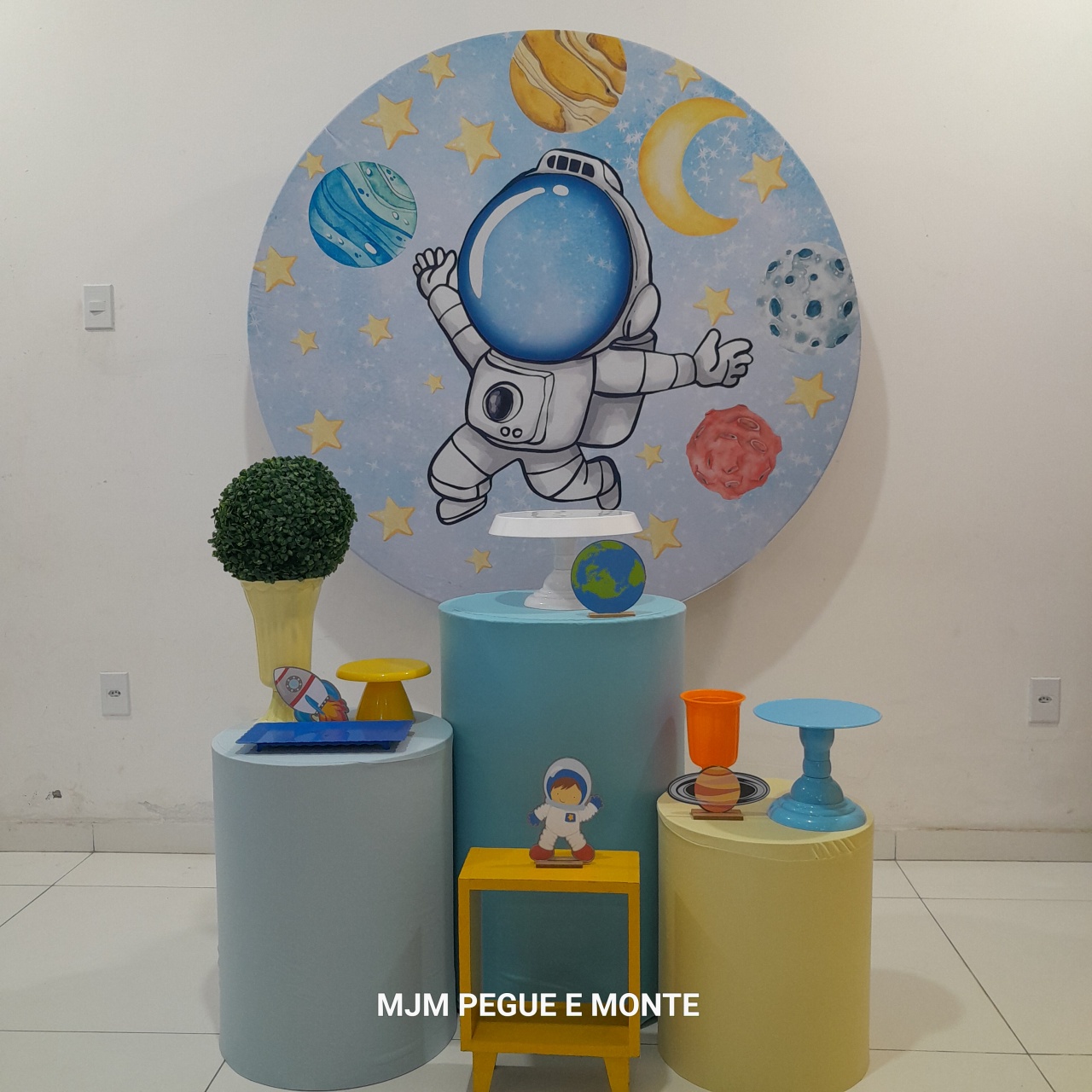 Kit Esmeralda Astronauta - MJM PEGUE E MONTE