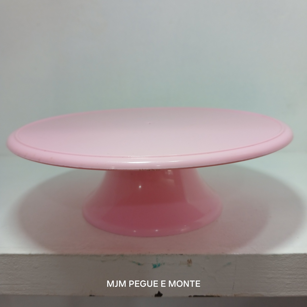 Bandeja P Acrílico Rosa Bebê  - MJM PEGUE E MONTE